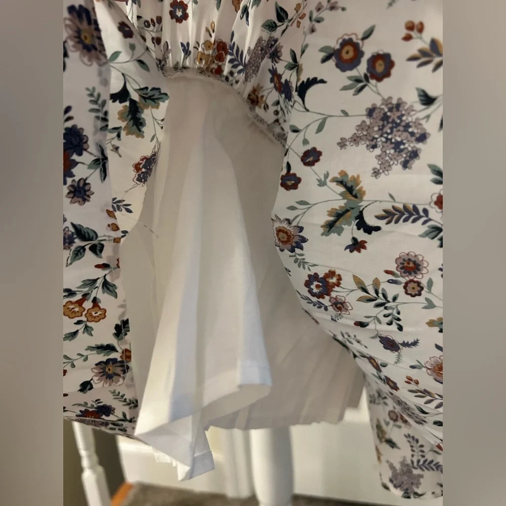 Anthropologie English Factory Long Sleeve Pintuck Smocked Dress NWT!* - Picture 12 of 16